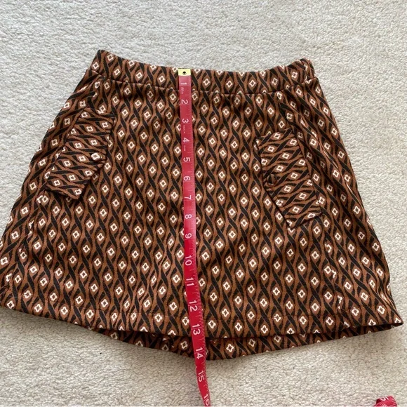 ZARA PATTERNED WOVEN SKORT (KIDS) - Picture 6 of 9